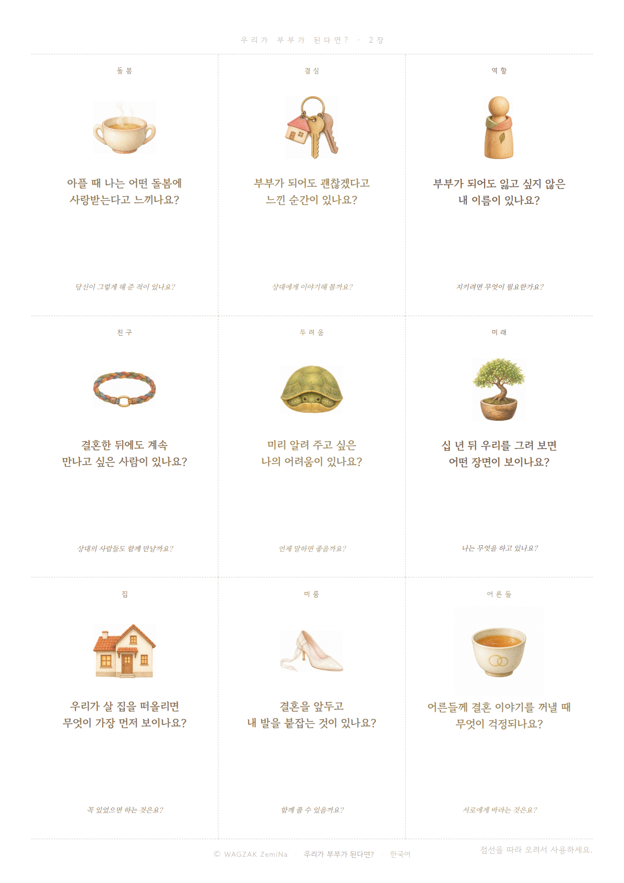 What If We Were Married? 2 cards