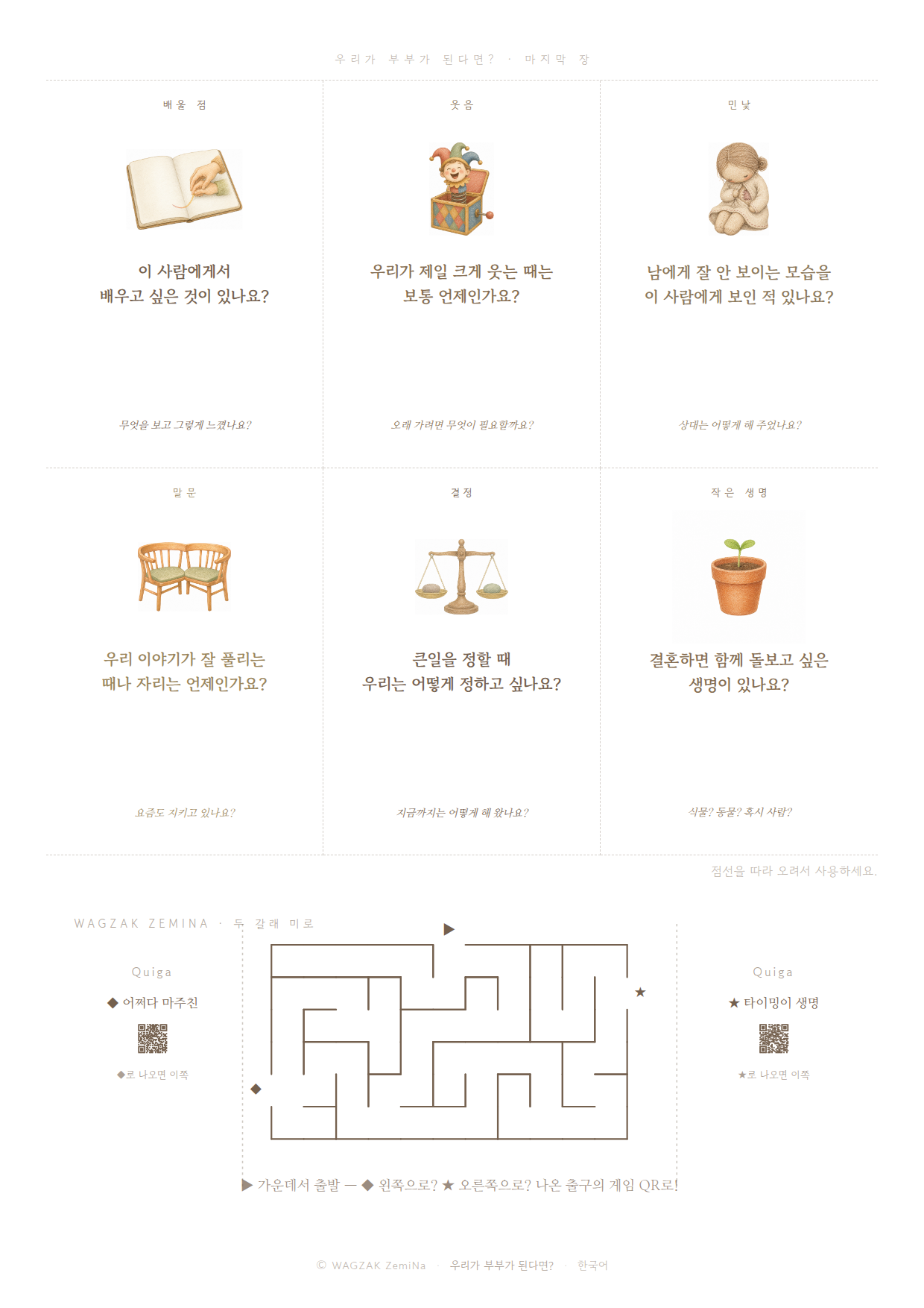 What If We Were Married? 5 cards